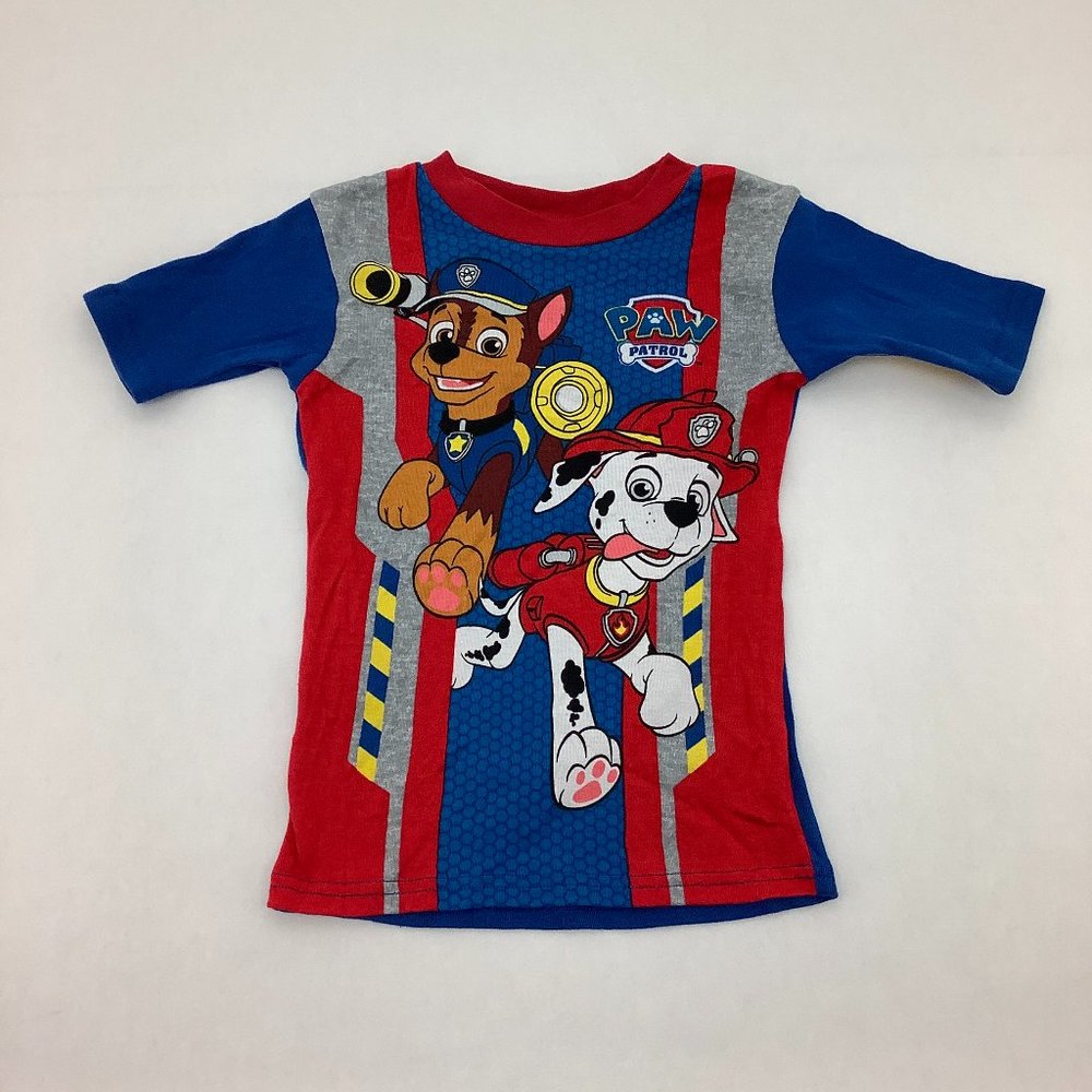 Nickelodeon | Boy's Paw Patrol Pyjama Shirt | Blue & Red | Size 8